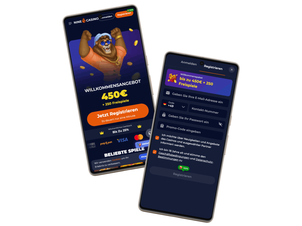 nine casino app download