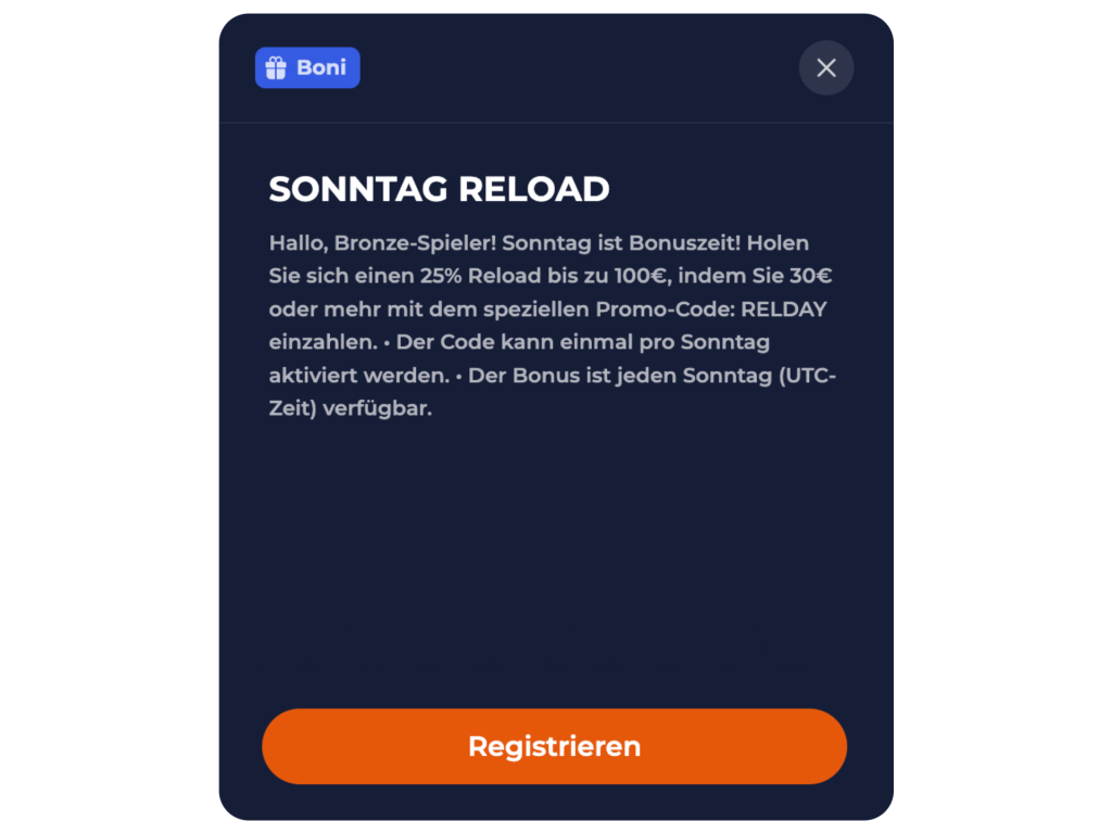 nine casino bonus code